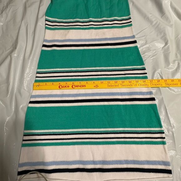 Tommy Bahama Striped Teal and White Everson Tank Bodycon Dress Size XS - NWT - Picture 8 of 13
